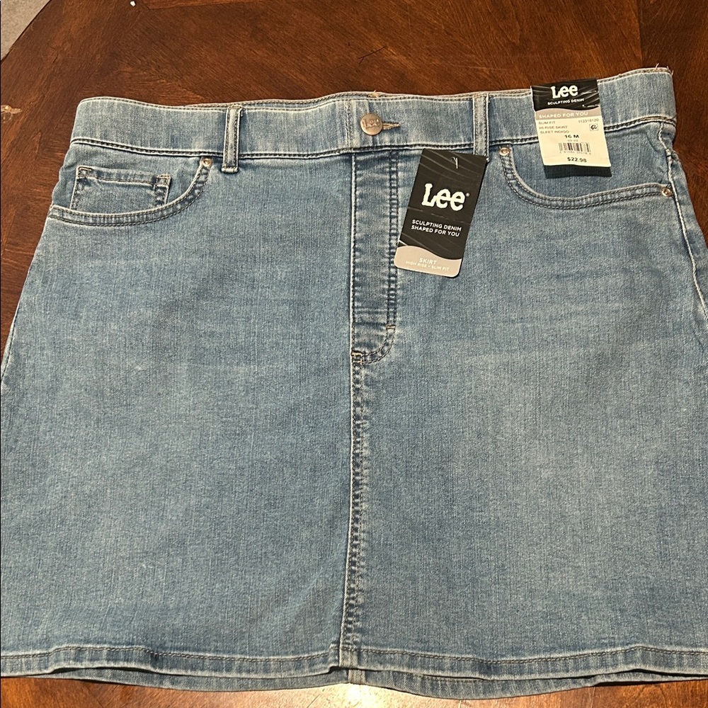 Lee Light Blue Denim Skirt